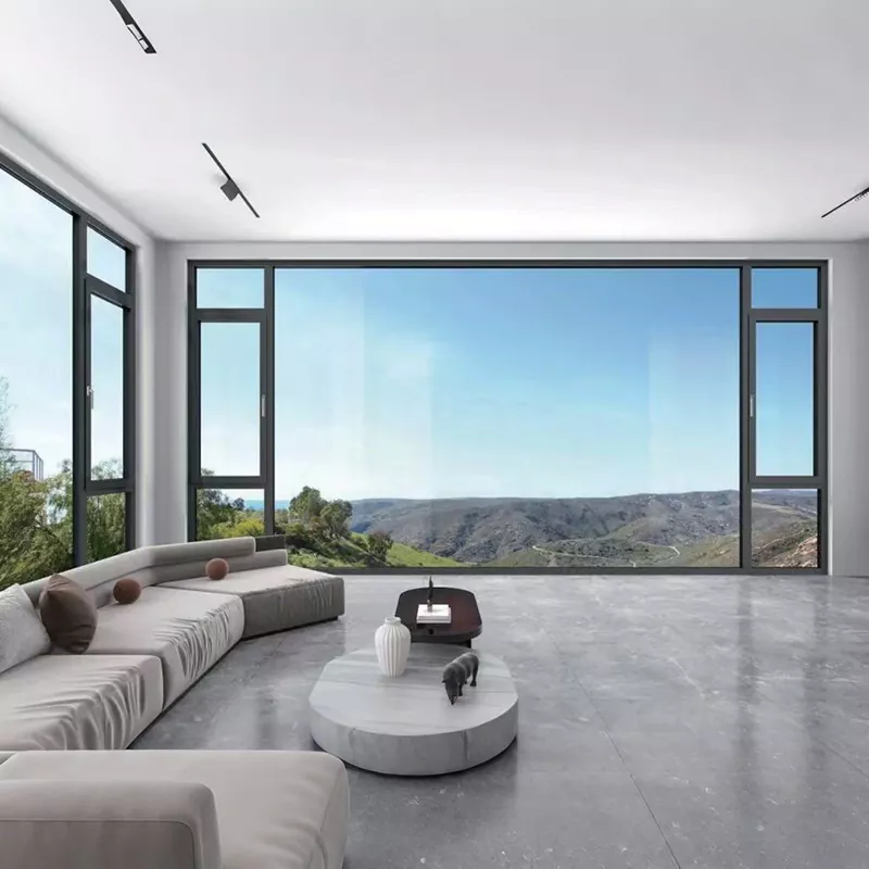 Energieeffizienter doppelt glasiertes Aluminium -Flush Casement Fenster