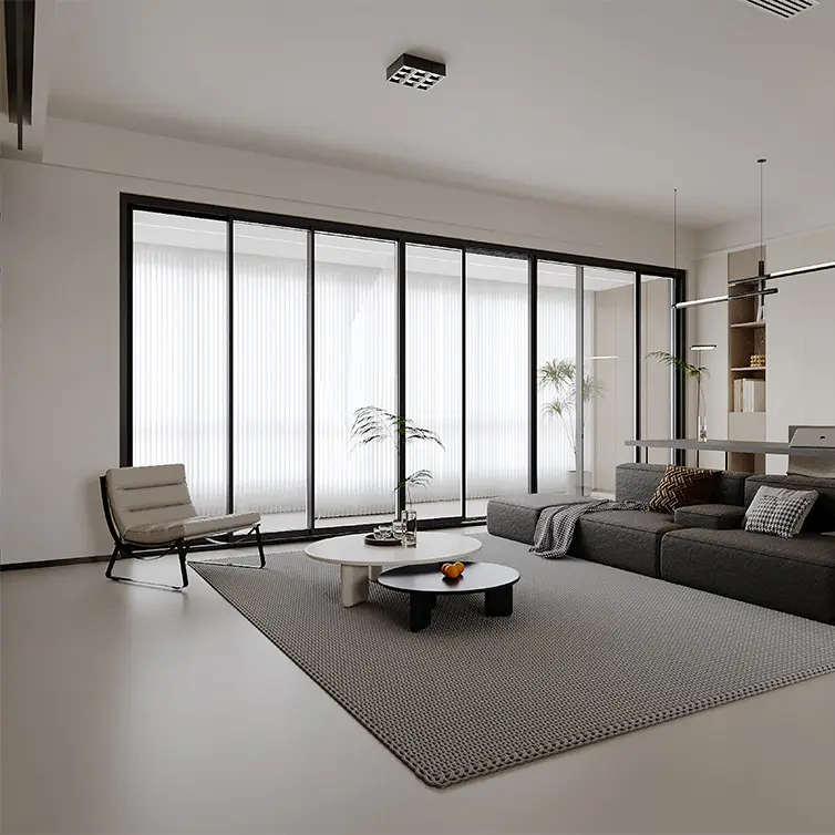 Panorama-Balkon-Schiebefenster